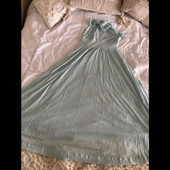 NWOT Free People halter midi dress Mint. - Picture 4 of 5
